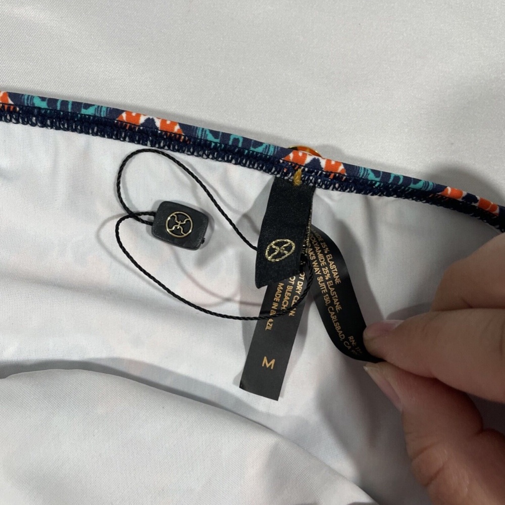 New Vix [ Medium ] Chevron Loop Bikini Bottom In … - image 6